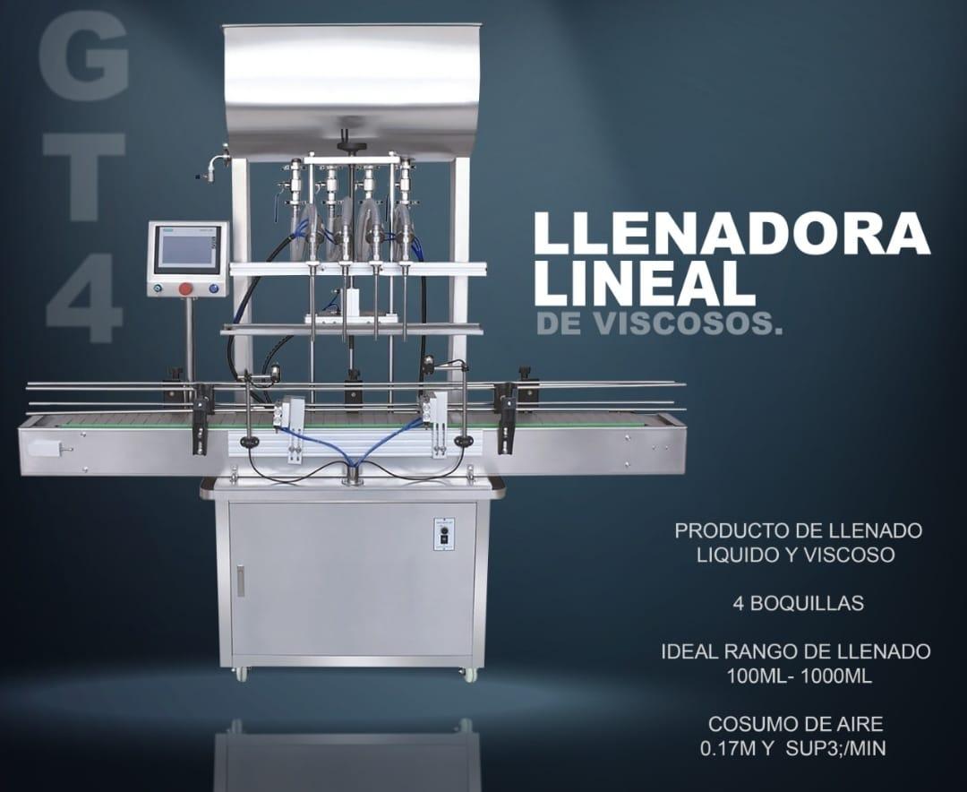 Llenadora Lineal GT4 (Viscosos)